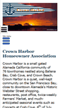 Mobile Screenshot of crownharbor.org